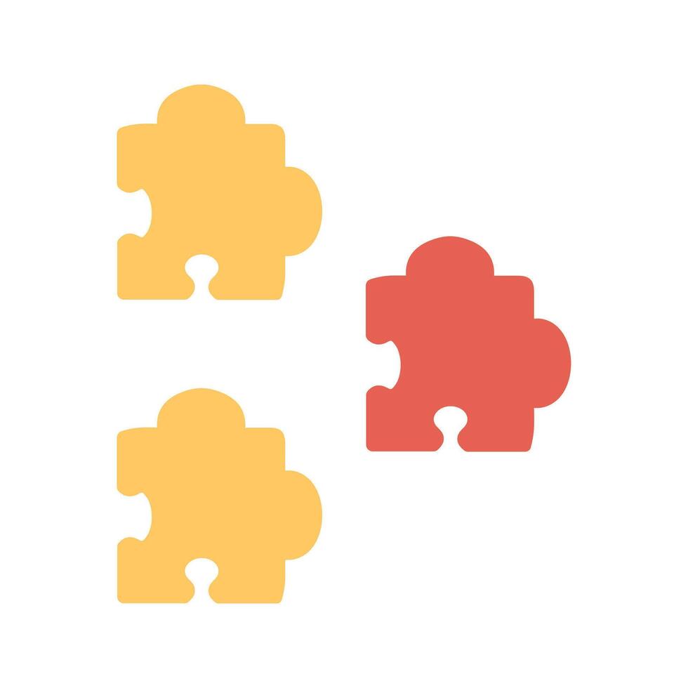 Puzzle Icon Design vector