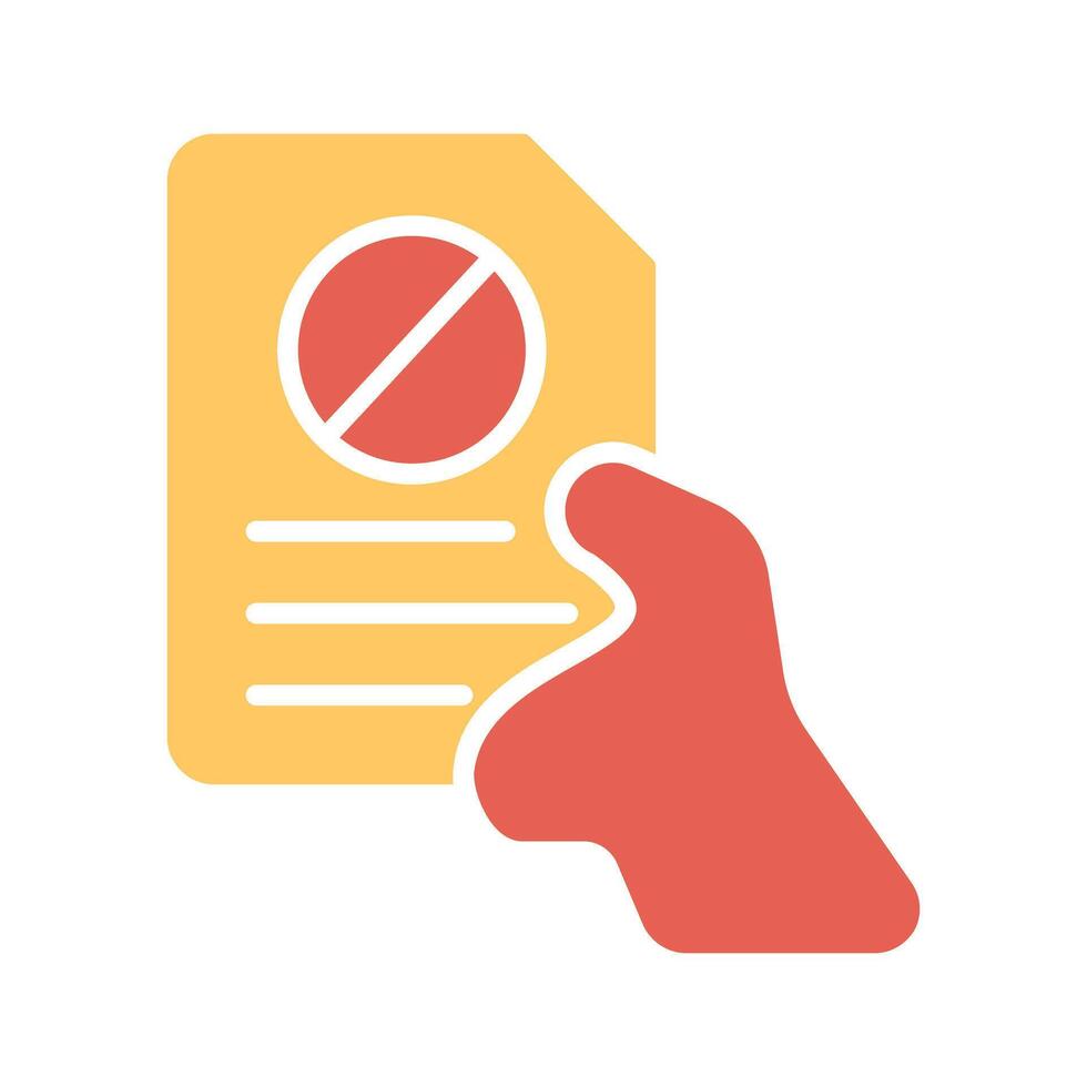 Resignation Icon Design vector