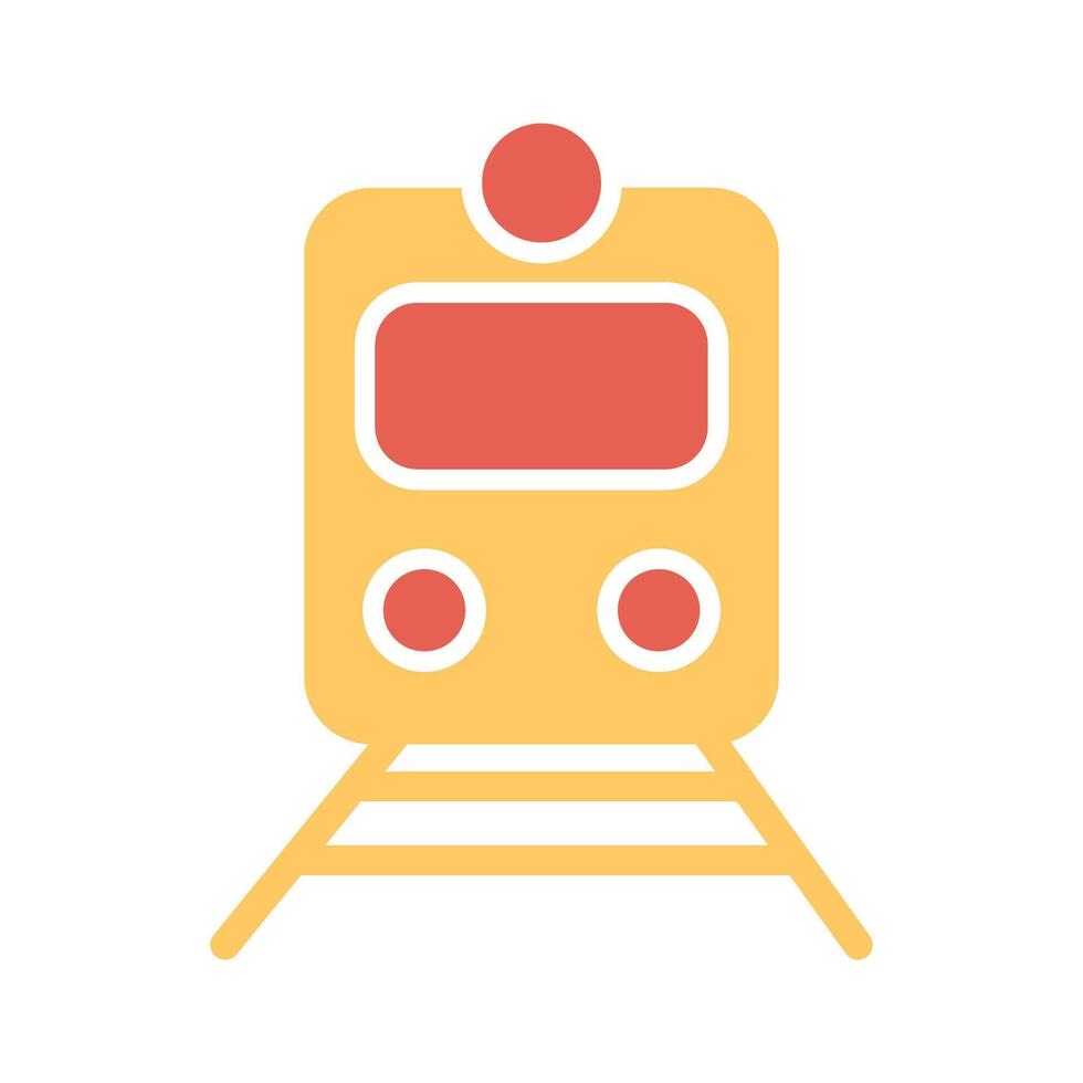 Railway Car Icon Design vector