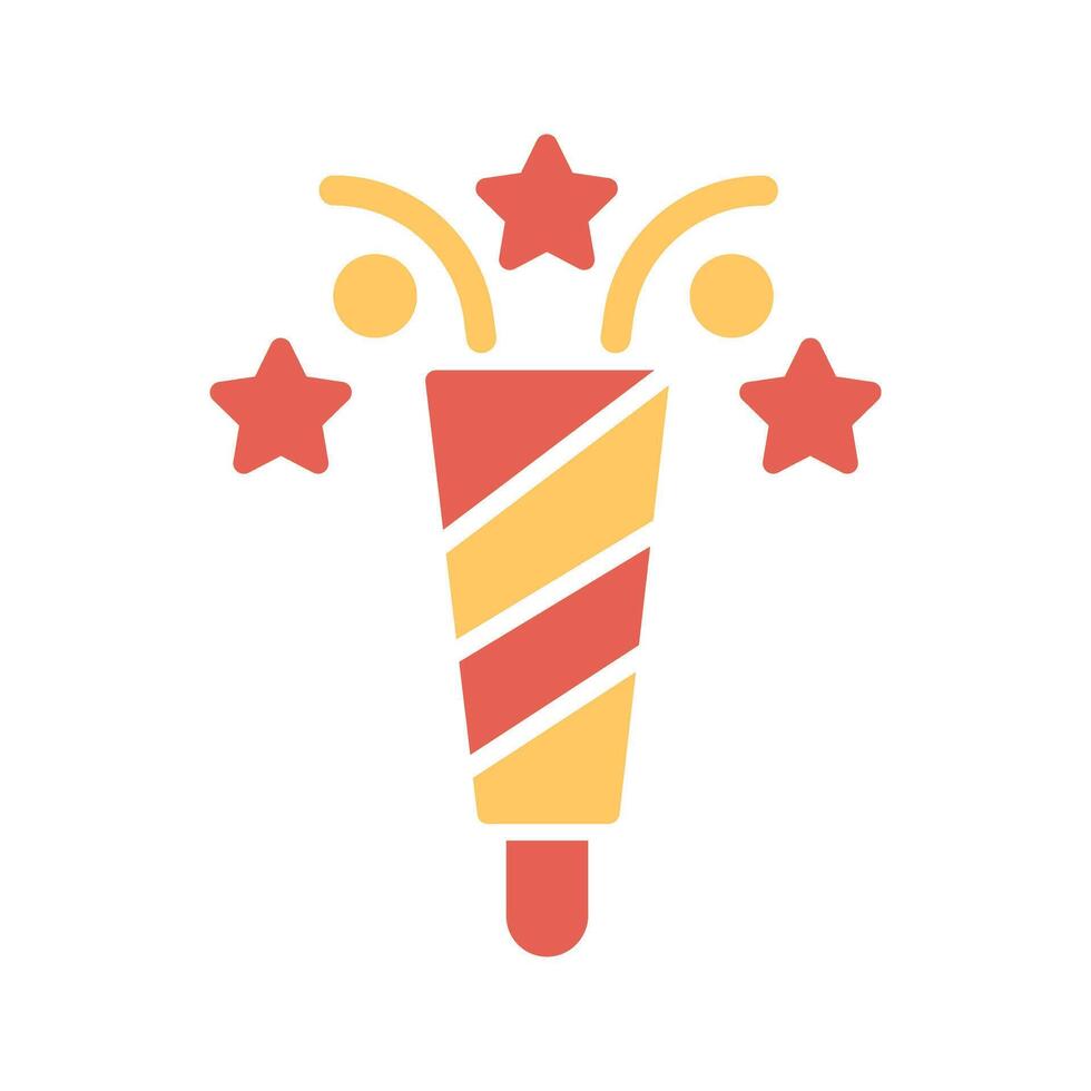 Popper Icon Design vector