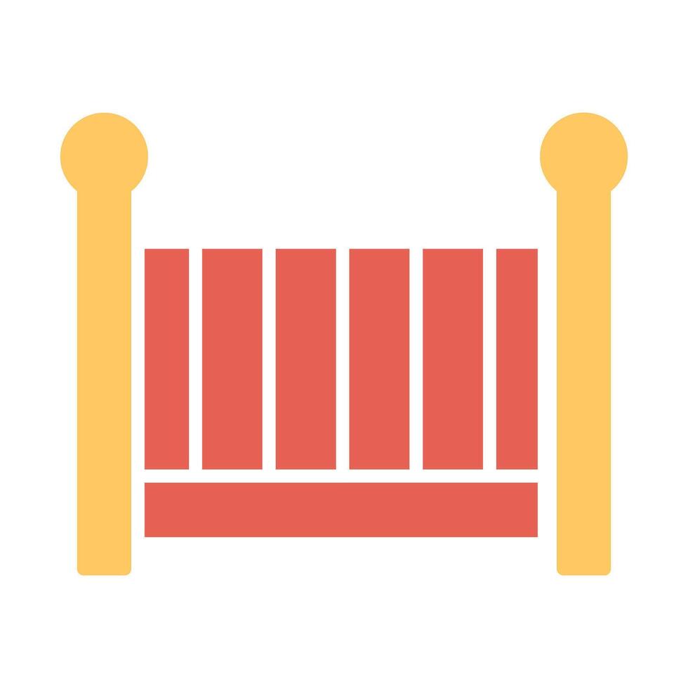 Nursery Cots Icon Design vector