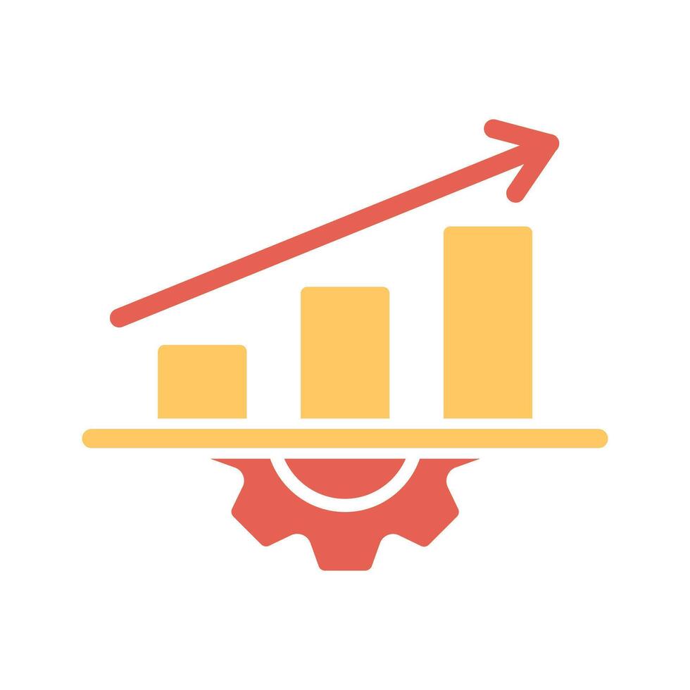 Performance Metrics Icon Design vector