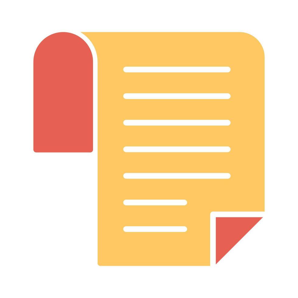Document Icon Design vector