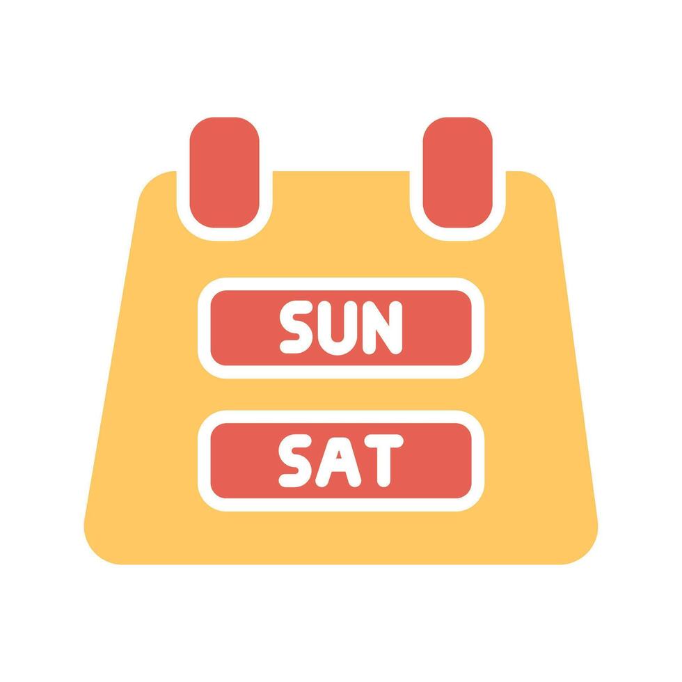 Weekend Getaway Icon Design vector