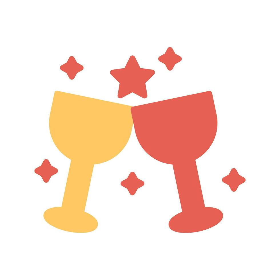 Wine Party Icon Design vector