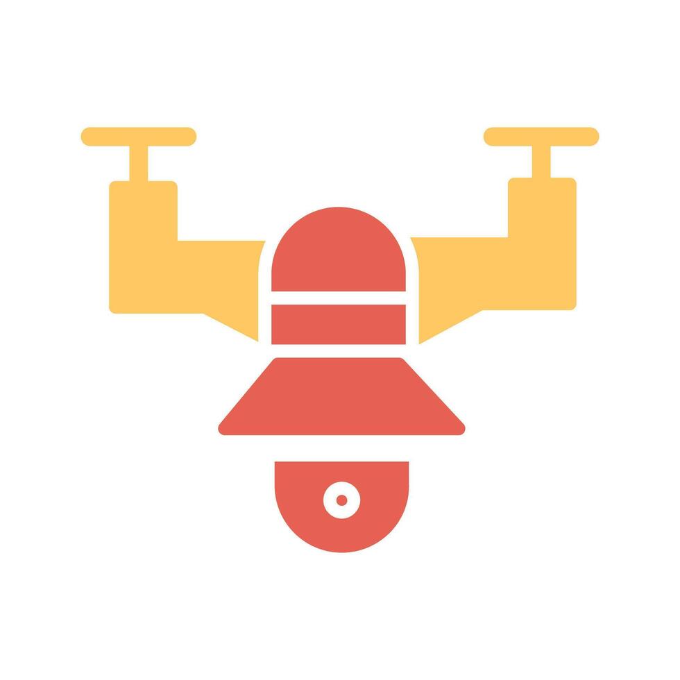 Drone Photography Icon Design vector