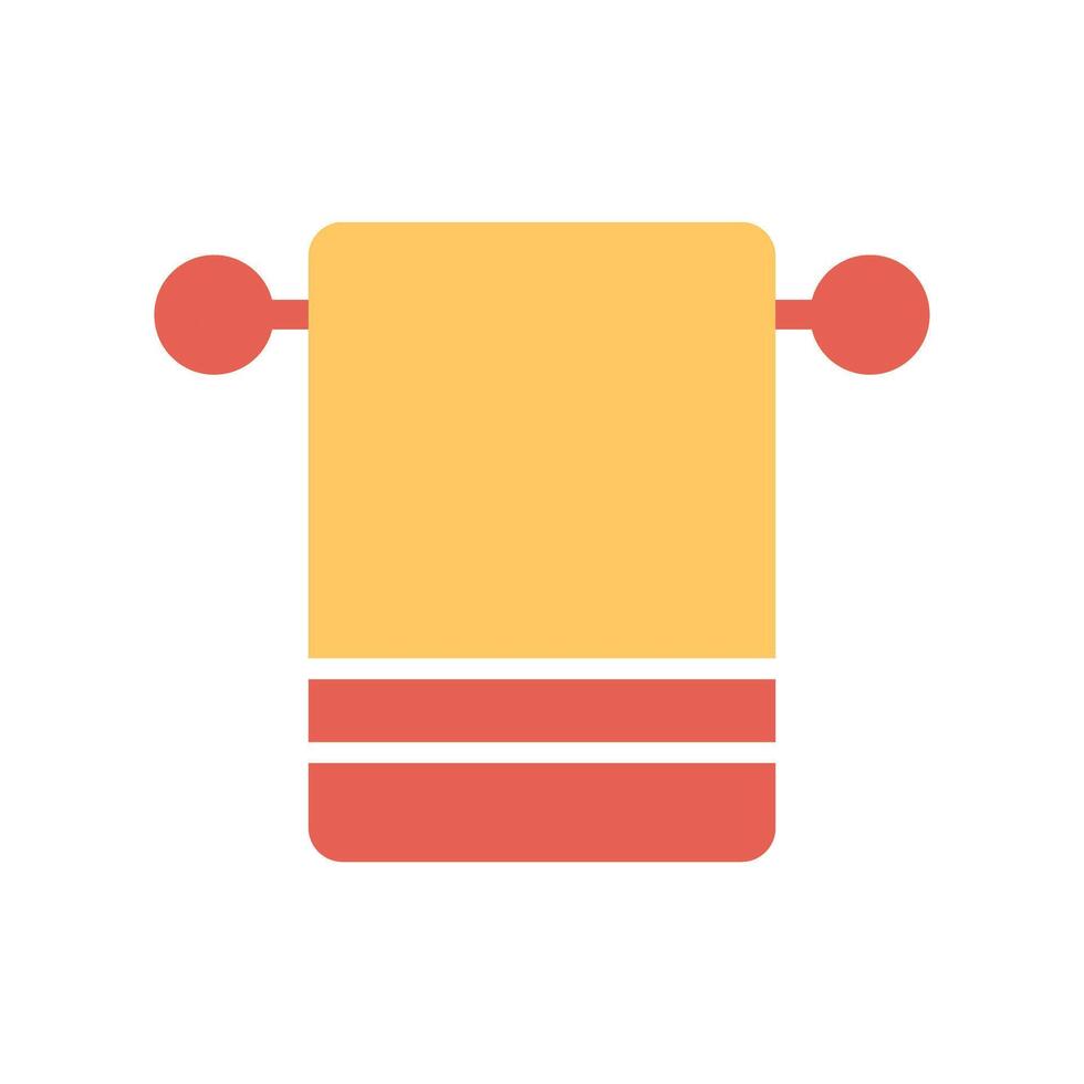 Bath Towels Icon Design vector