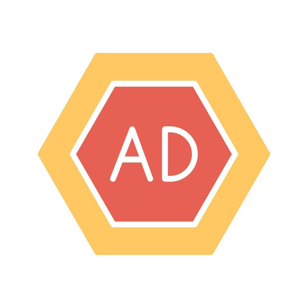 Ad Blocker Icon Design vector