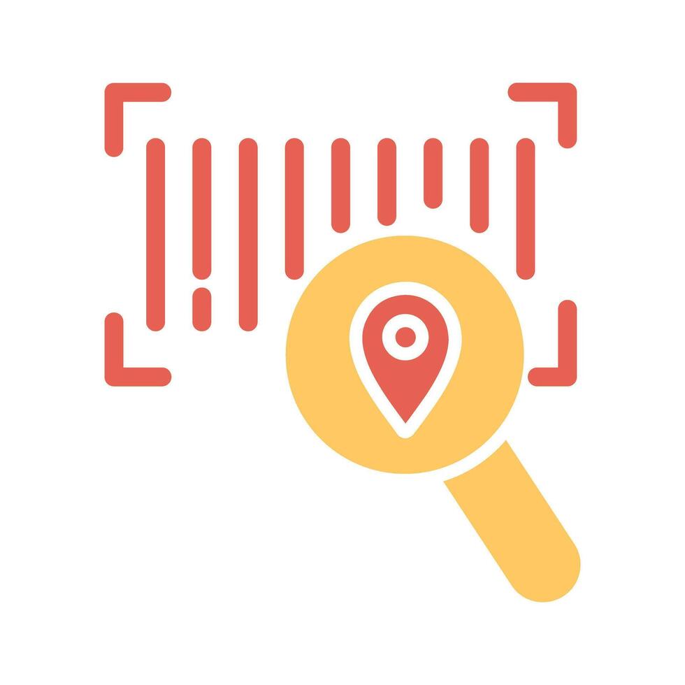 Barcode Tracking Icon Design vector