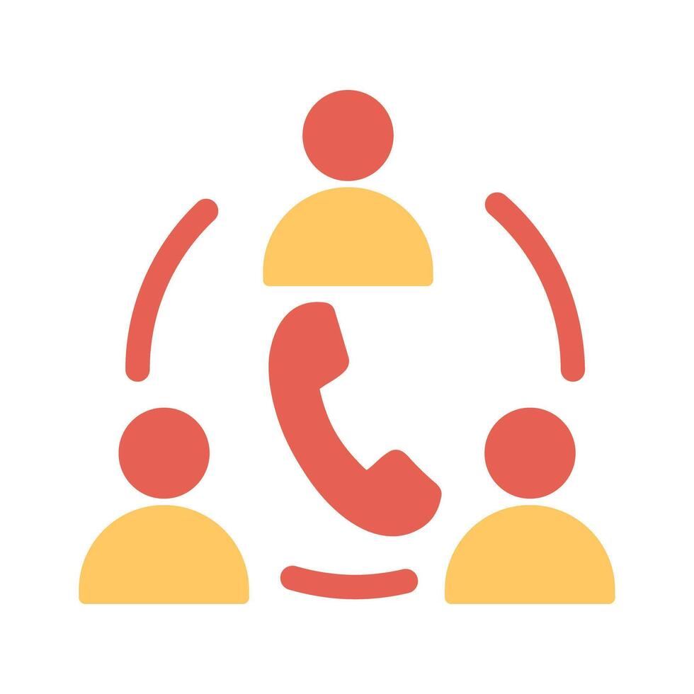Contact Team Icon Design vector