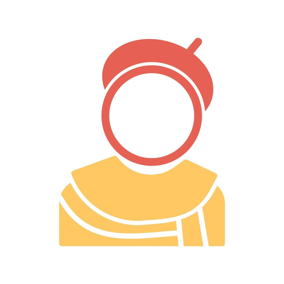 Caricature Artist Icon Design vector