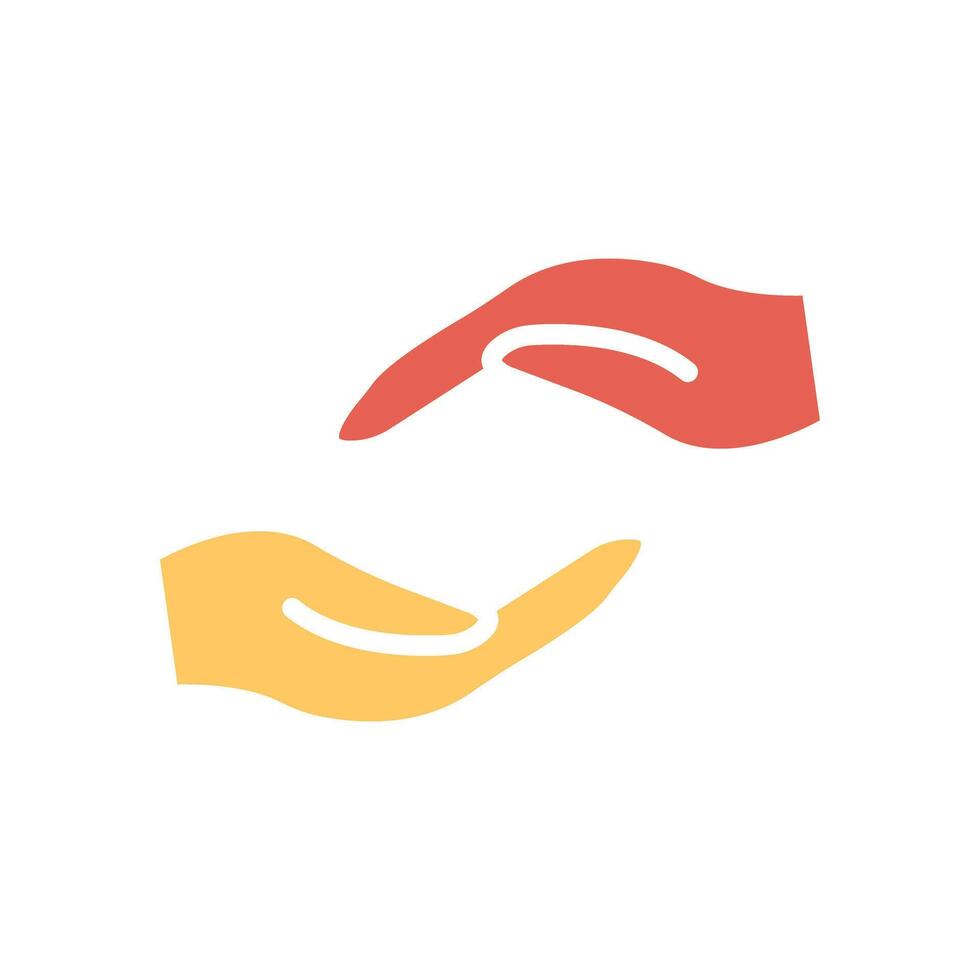 Supportive Hand Icon Design vector