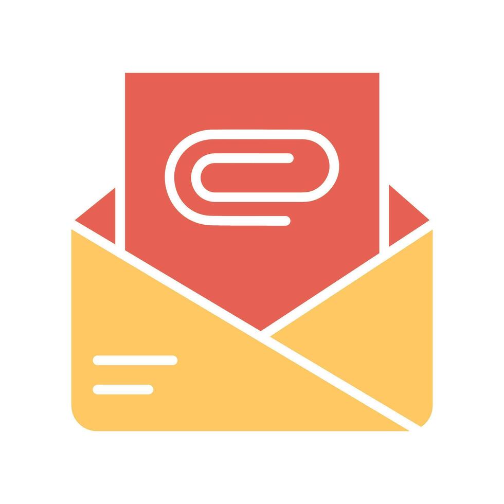 Attachment Clip Icon Design vector