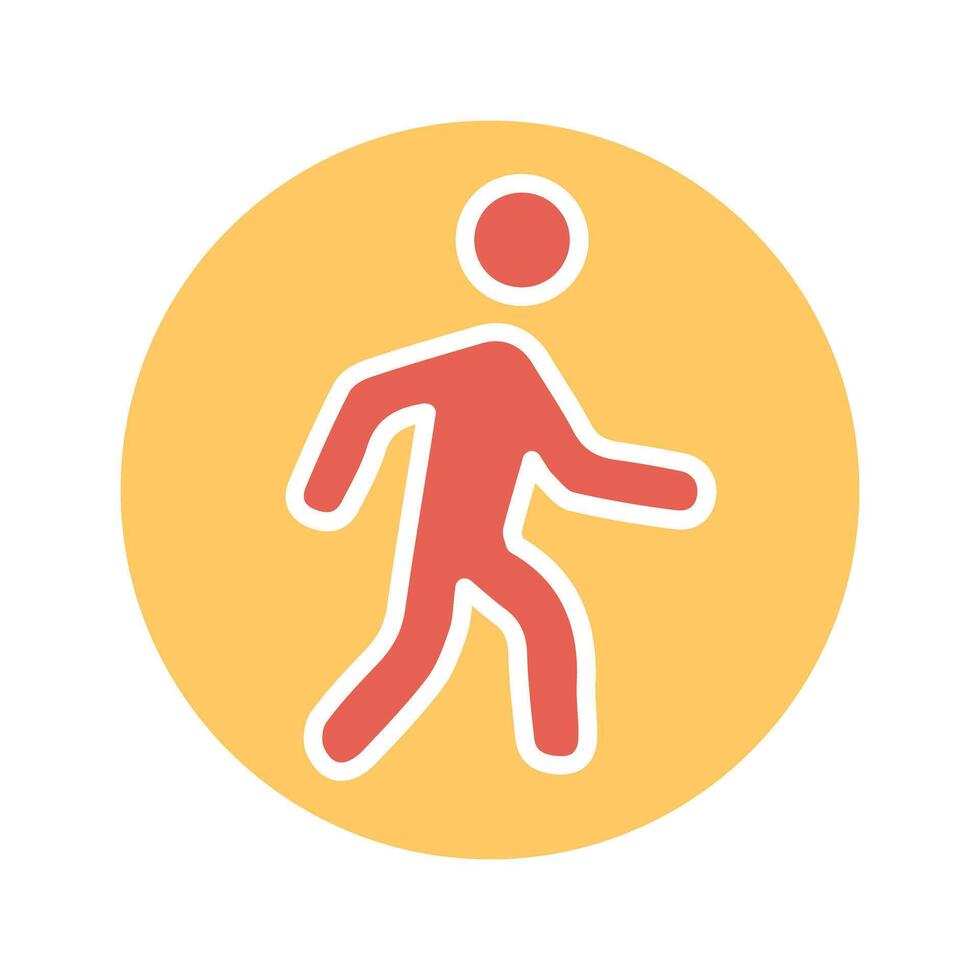 Person Walking Icon Design vector