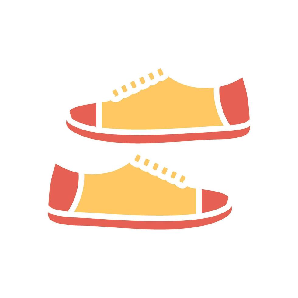 Toddler Shoes Icon Design vector