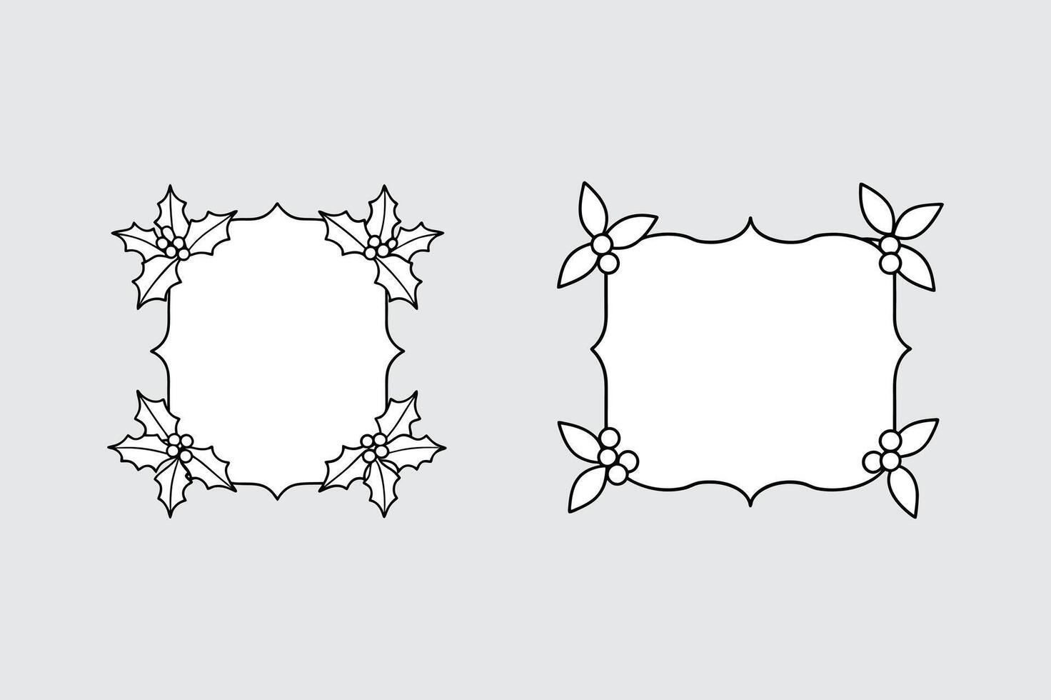 Modern Minimalistic Rectangular Frame Icon Design. vector