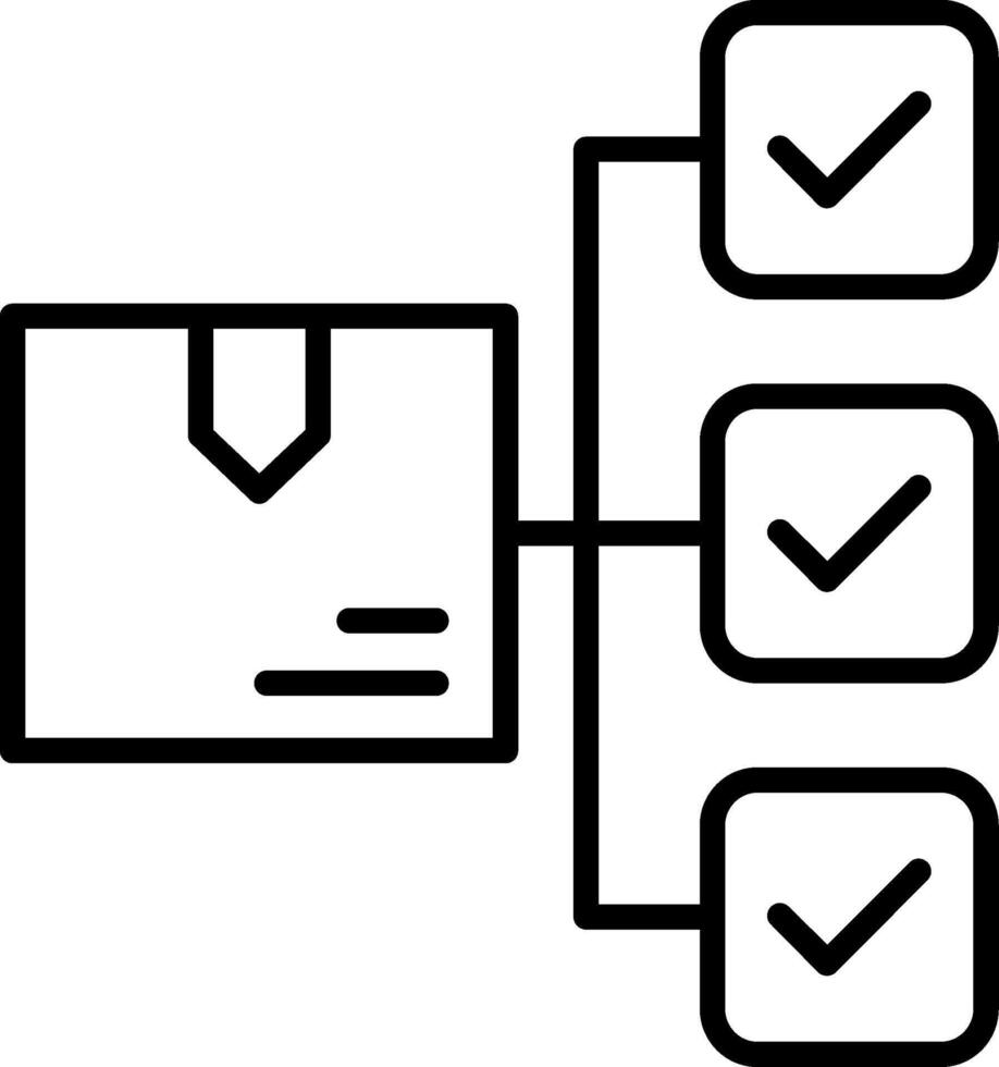 Distribution Line Icon vector