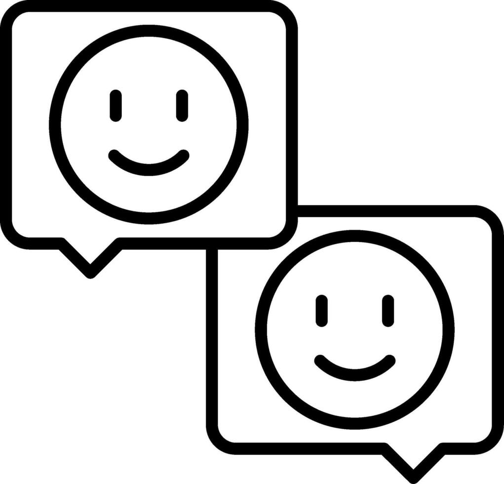 Emoji Line Icon vector