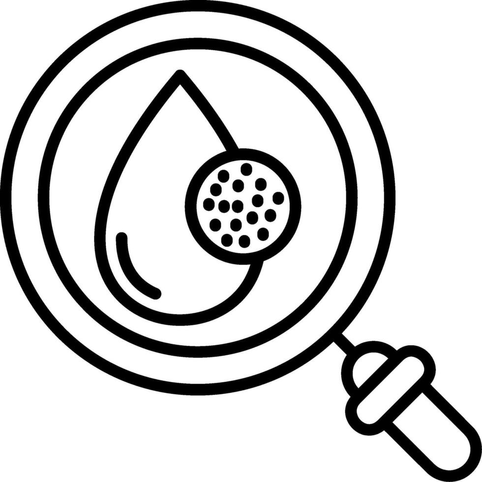 Search Line Icon vector