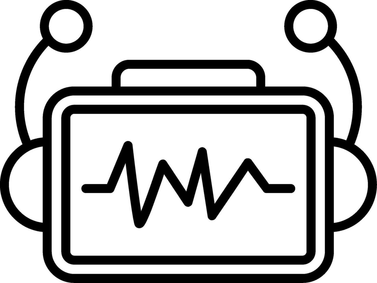 Bot Line Icon vector