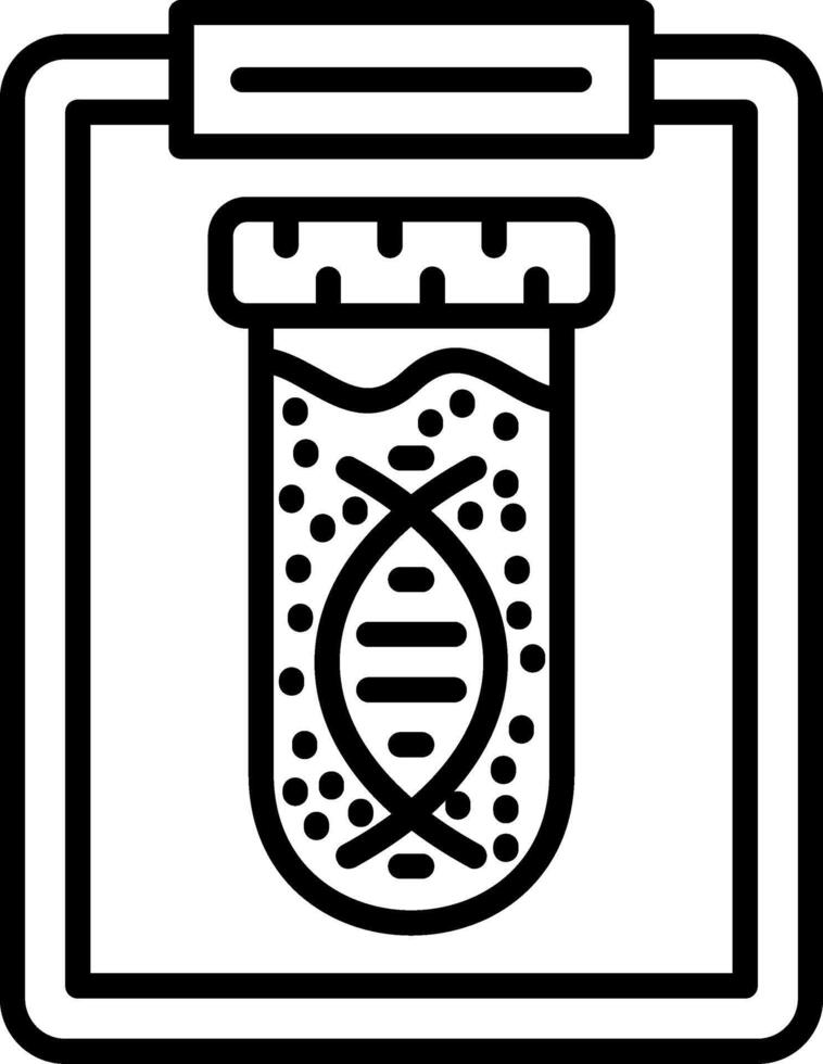 Clipboard Line Icon vector