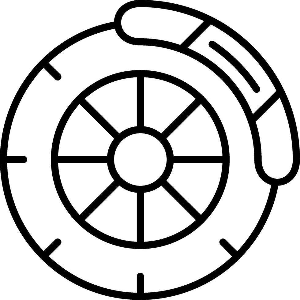 Brake Line Icon vector