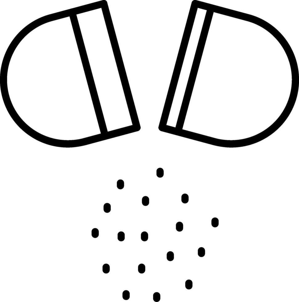 Drugs Line Icon vector