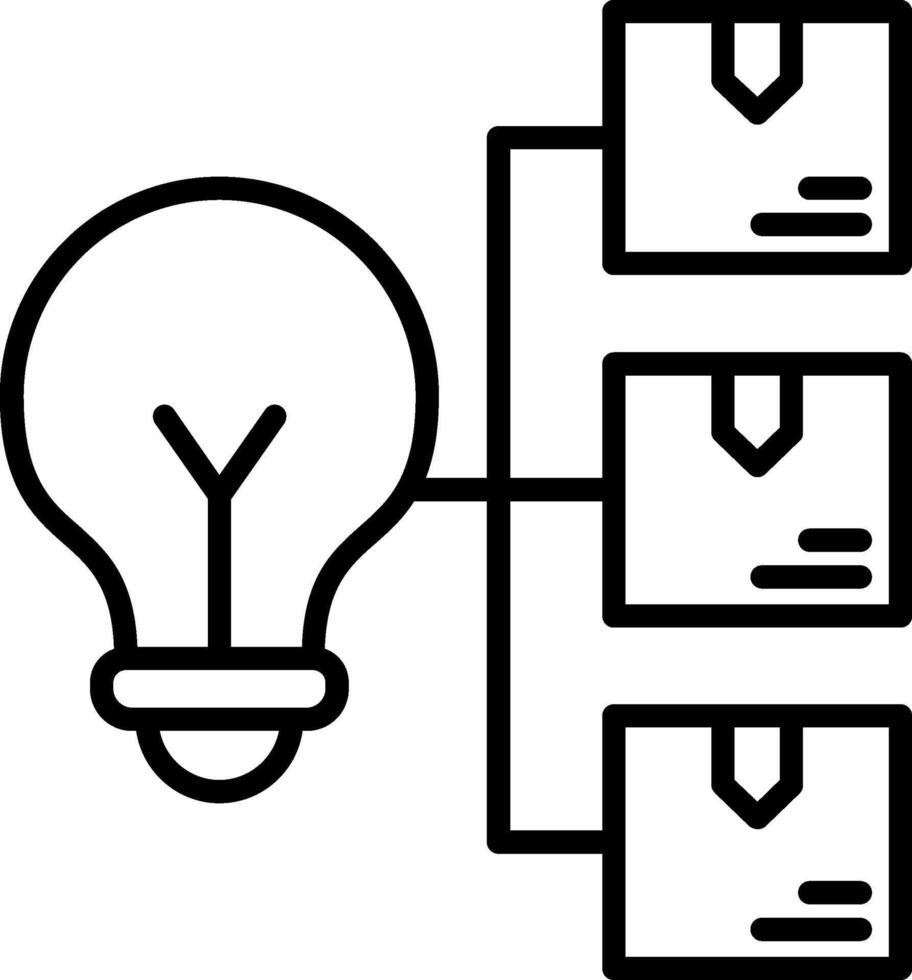 Idea Line Icon vector
