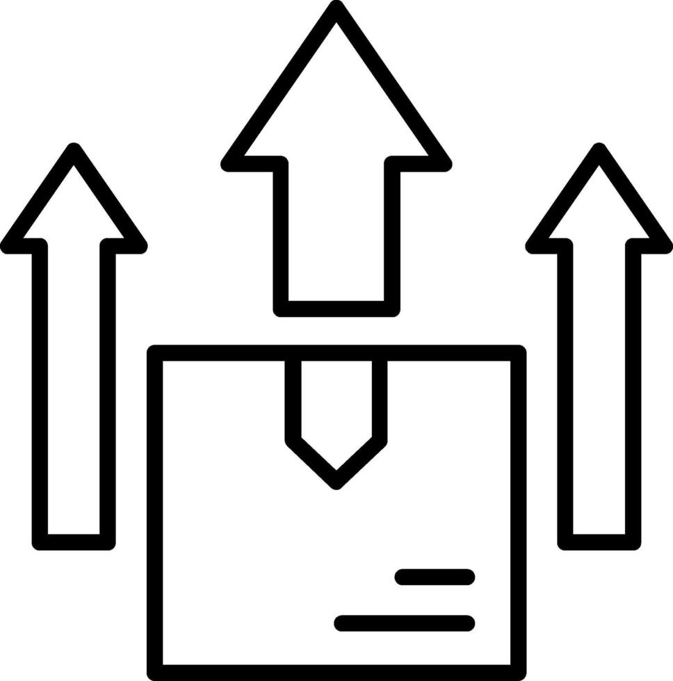 Growth Line Icon vector