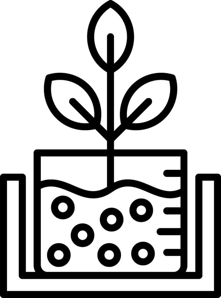 Leaf Line Icon vector