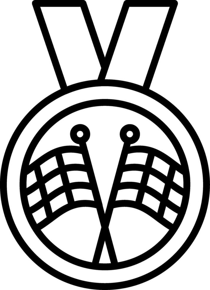 Reward Line Icon vector