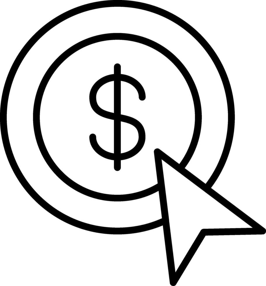 Money Line Icon vector