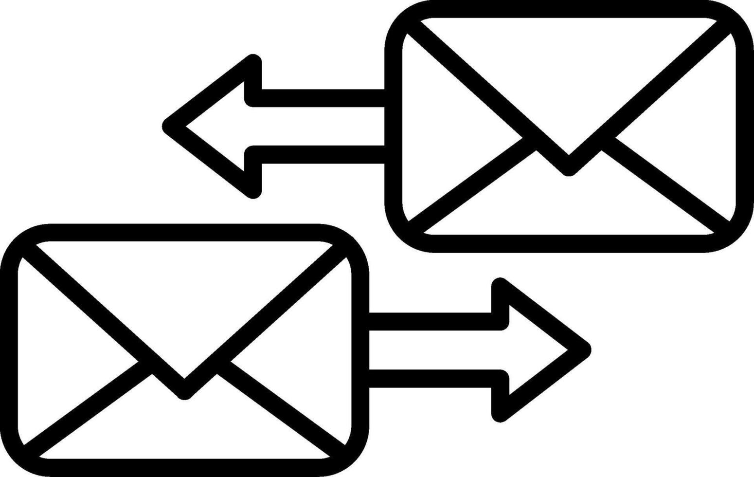 Envelope Line Icon vector