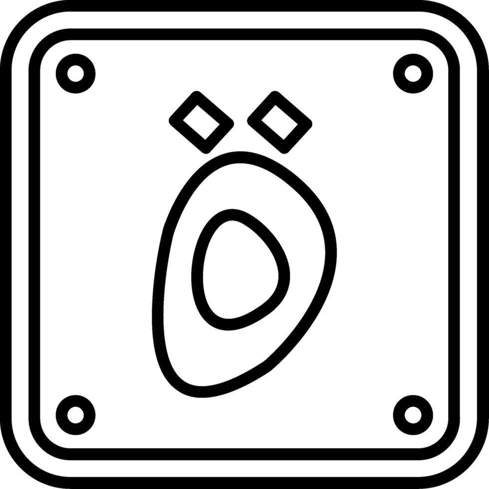 Arabic Language Line Icon vector
