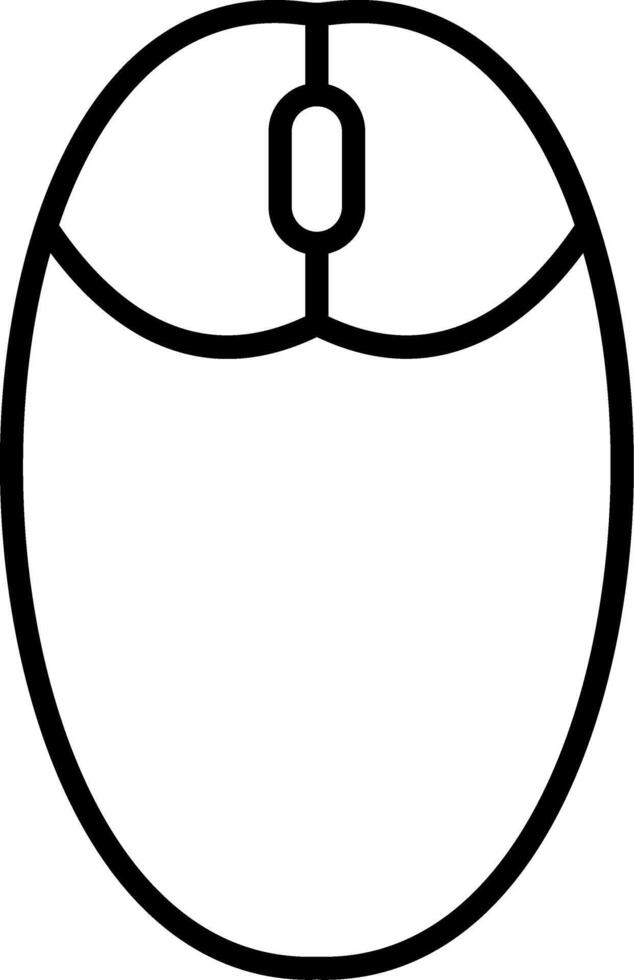 Mouse Line Icon vector
