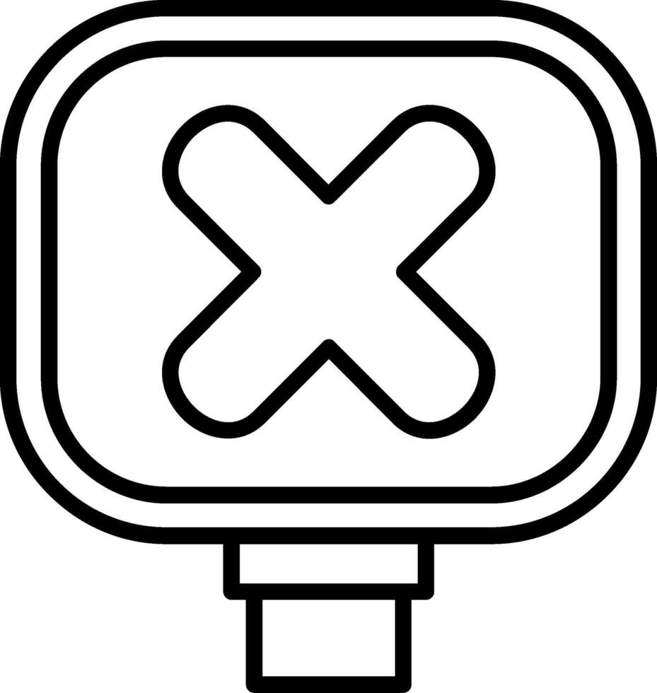 Quality Control Line Icon vector