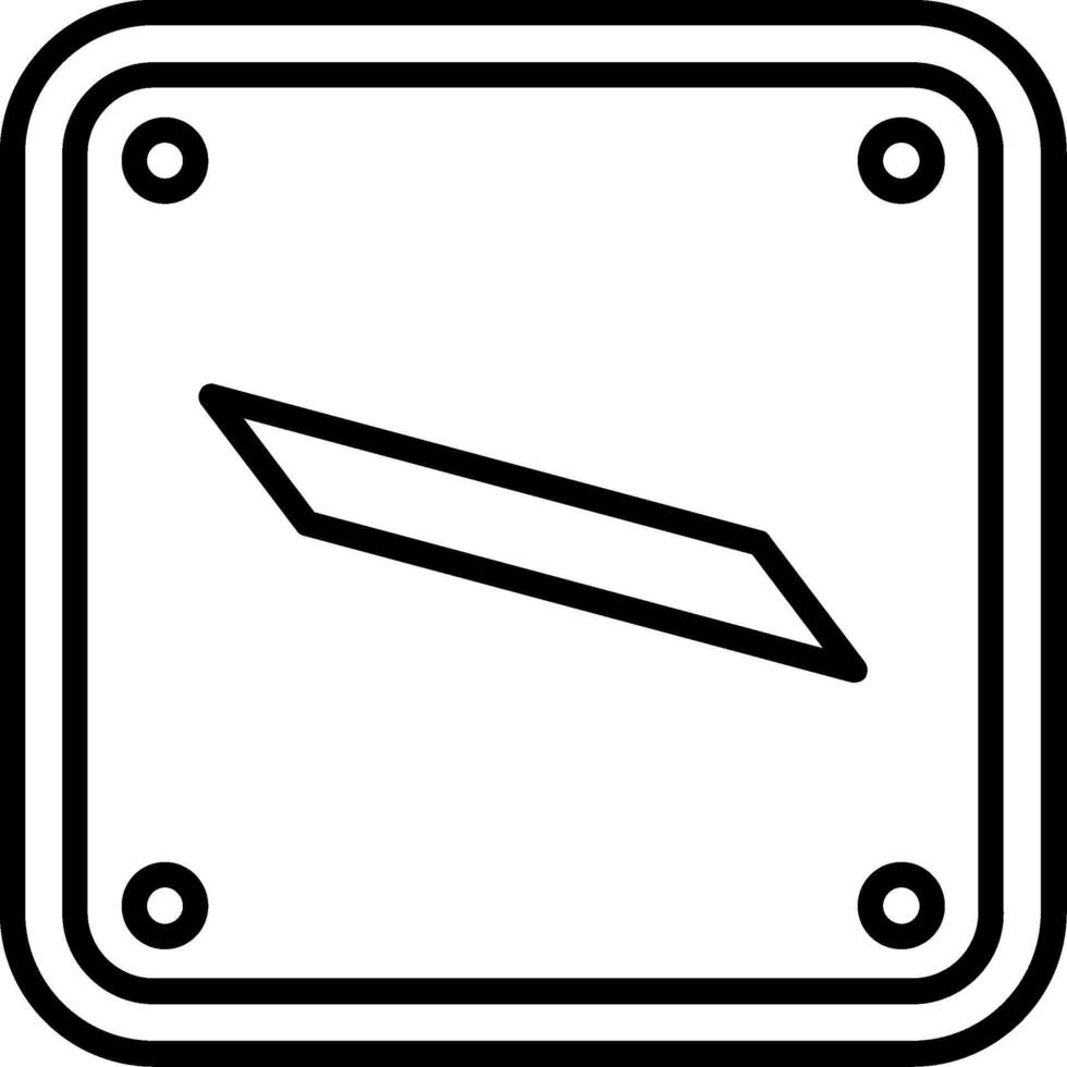 Arabic Language Line Icon vector