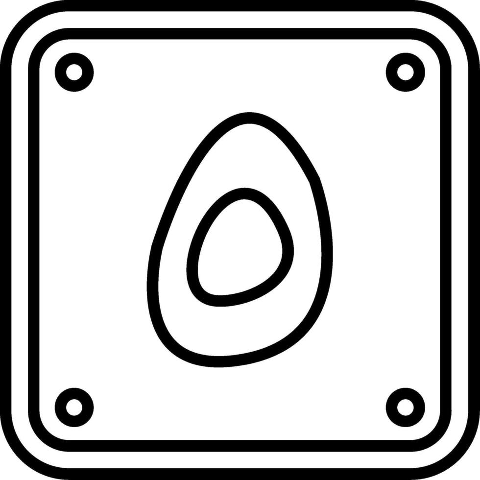 Arabic Language Line Icon vector