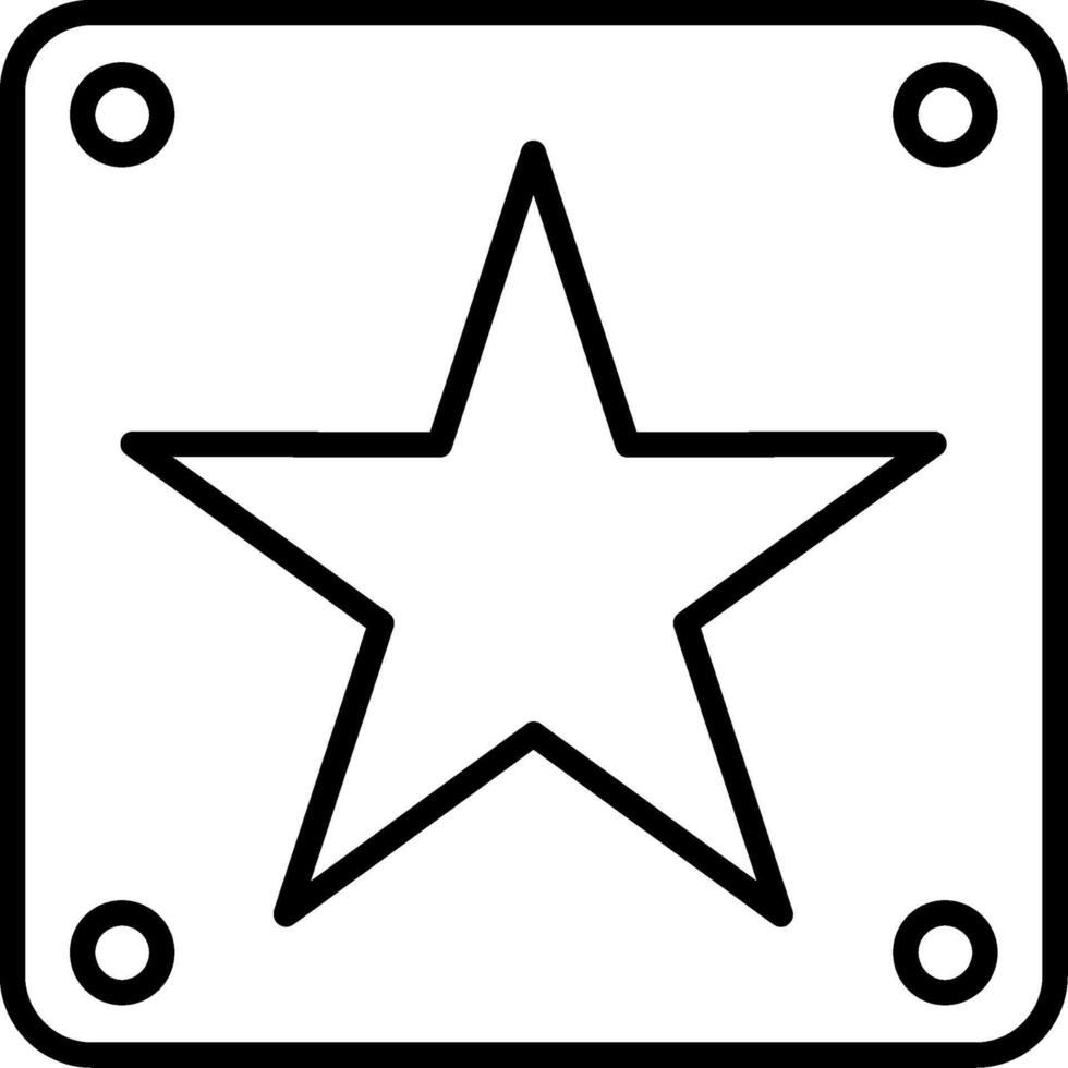 Favorite Line Icon vector