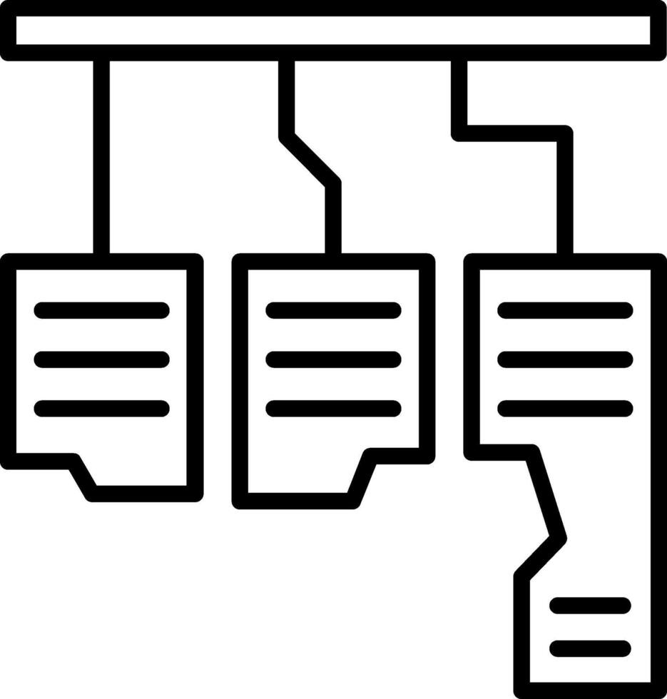 Car Pedals Line Icon vector