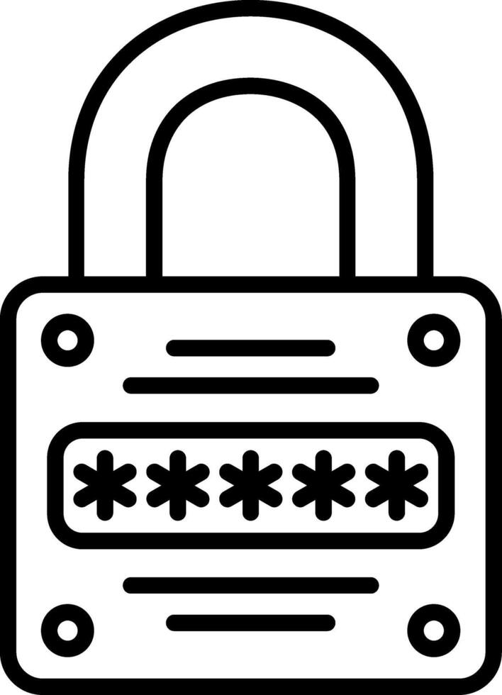 Page 50 Line Icon vector