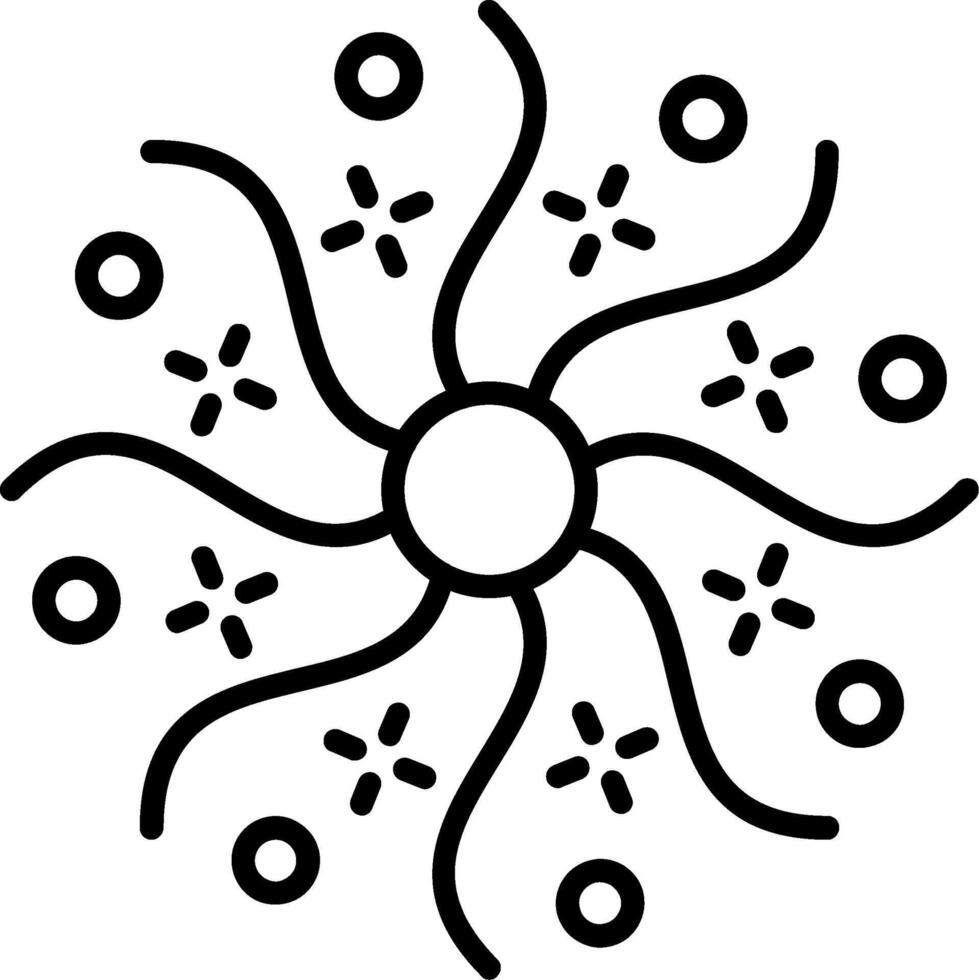 Galaxy Line Icon vector