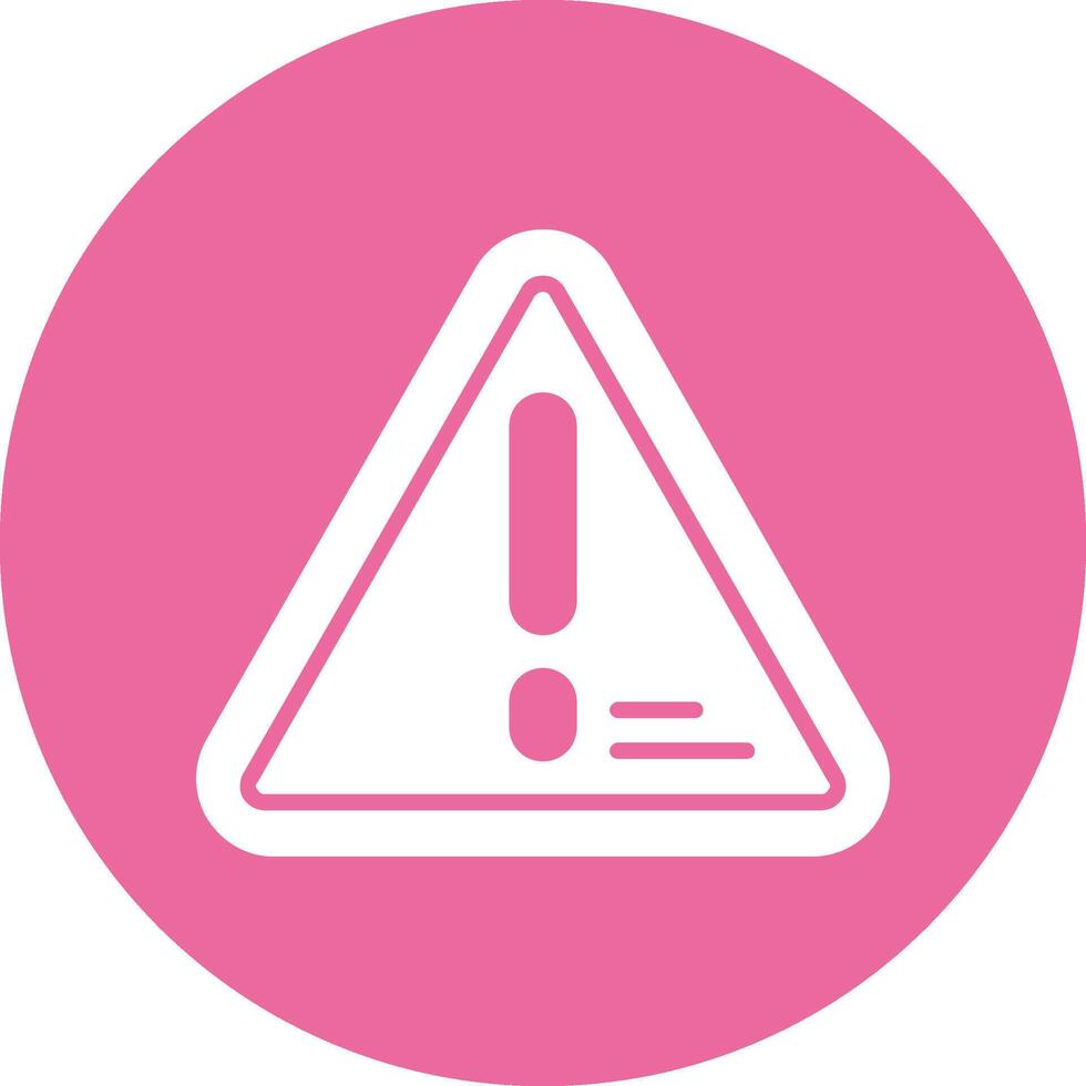 Error Solid Circle Style Icon vector