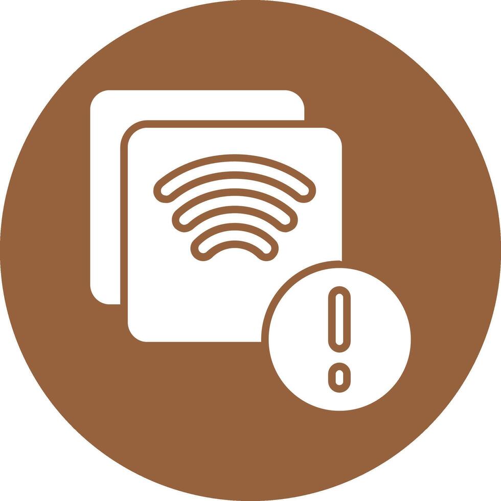 Screen mirroring Solid Circle Style Icon vector
