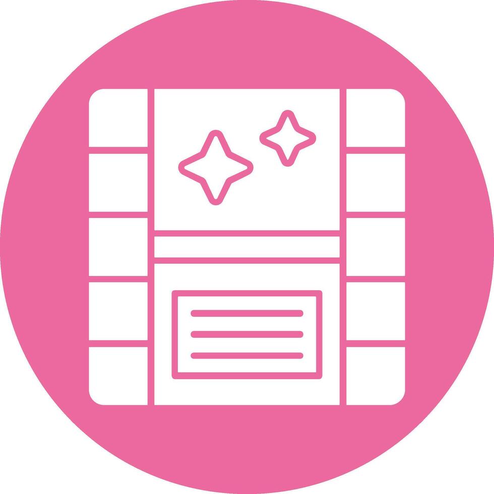 Camera roll Solid Circle Style Icon vector