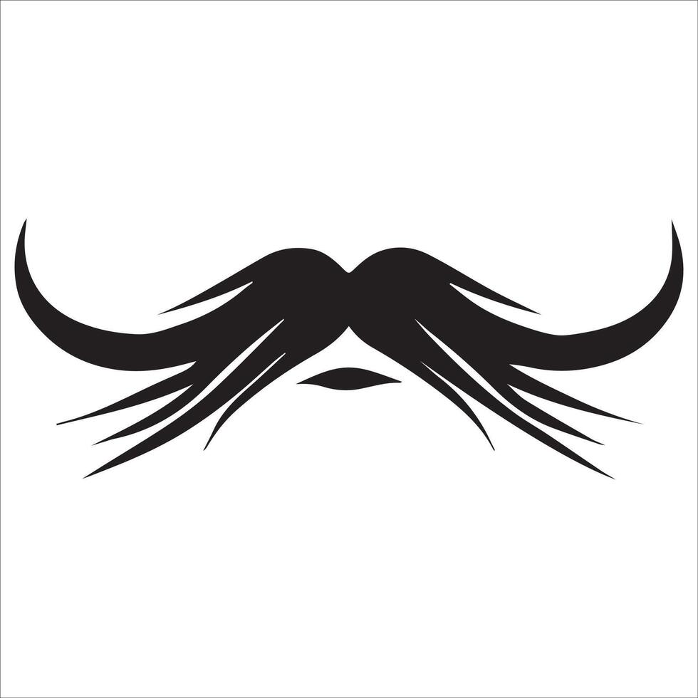 Retro Mustache Design Collection vector