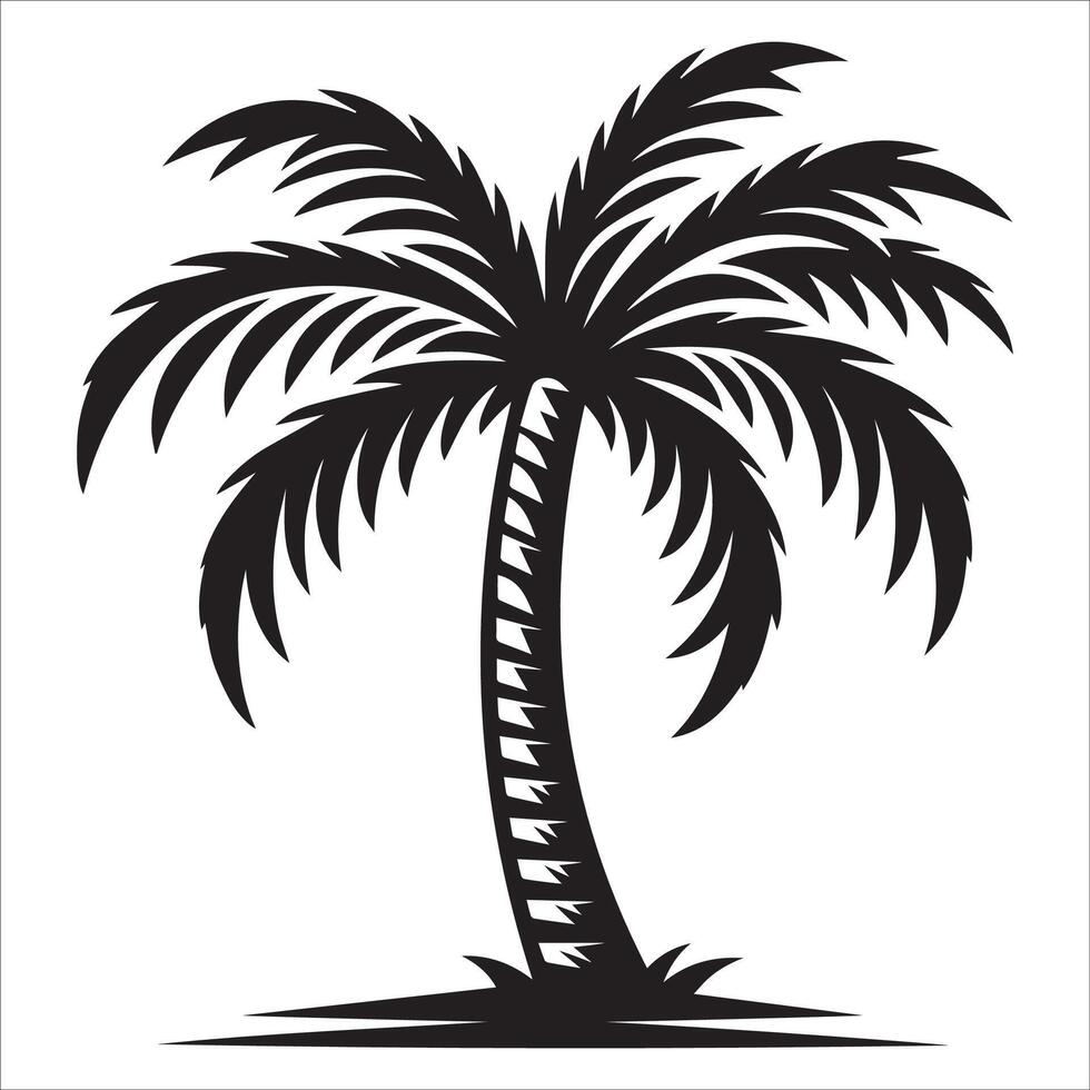 Bold Palm Tree Design vector