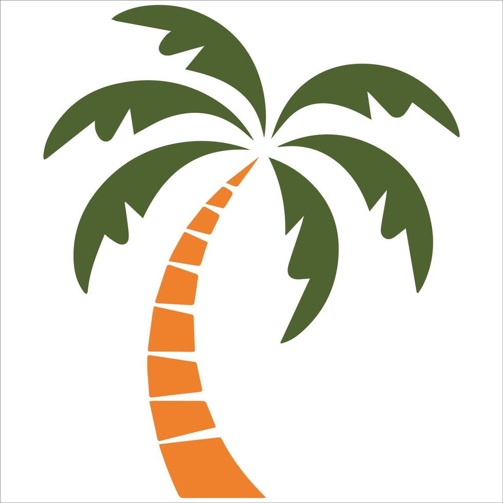 Creative Palm Tree Illustration vector