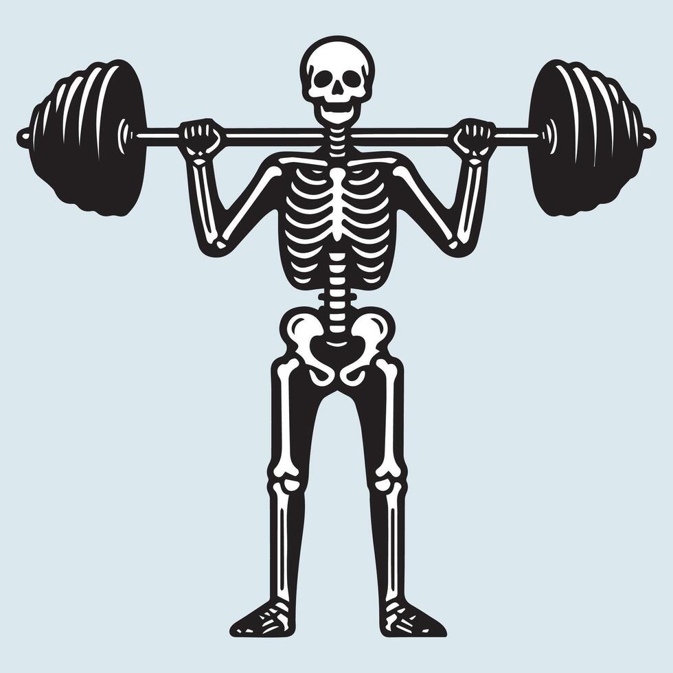 Skeleton with Weights in Strength Pose vector