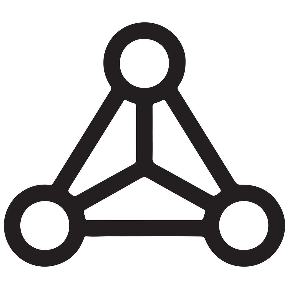 Network of Circles Representing Community Design vector
